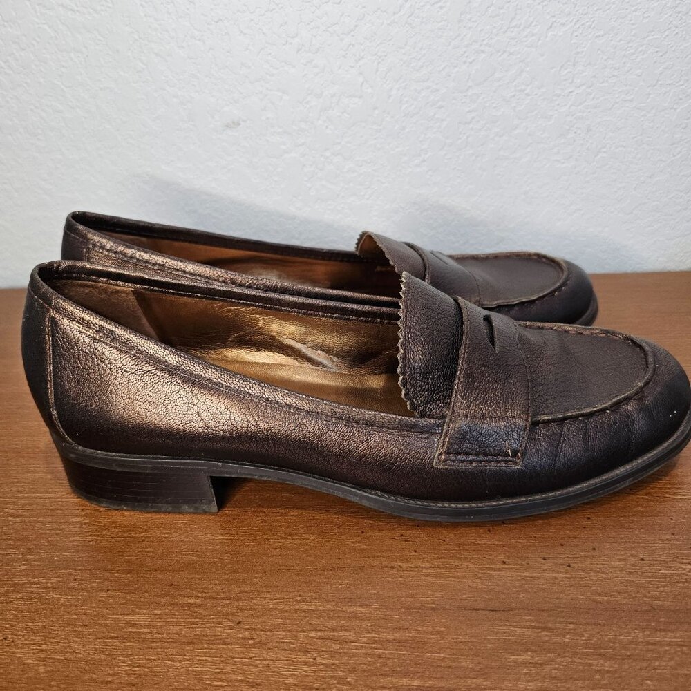 Men's Franco Sarto‎ Dress Shoe Loafer Black Size 10 - Picture 6 of 11
